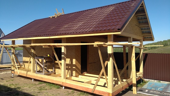 Баня в Новокузнецово, 20м2