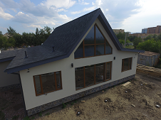 Каркасный дом 219м² на берегу р.Енисей 