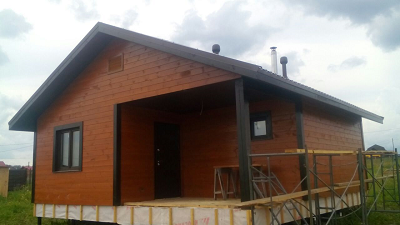 Дом баня в п.Заречье, 47м2