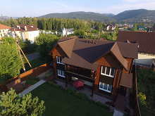 Каркасные дома - фасад имитация бруса