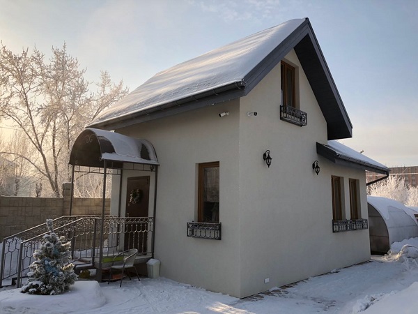 Каркасный дом 55м² на берегу р.Енисей