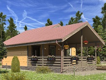 Баня 48м2 с Верандой 27м2