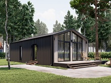 МОДУЛЬНЫЙ ДОМ ИЗ 4 БЛОКОВ